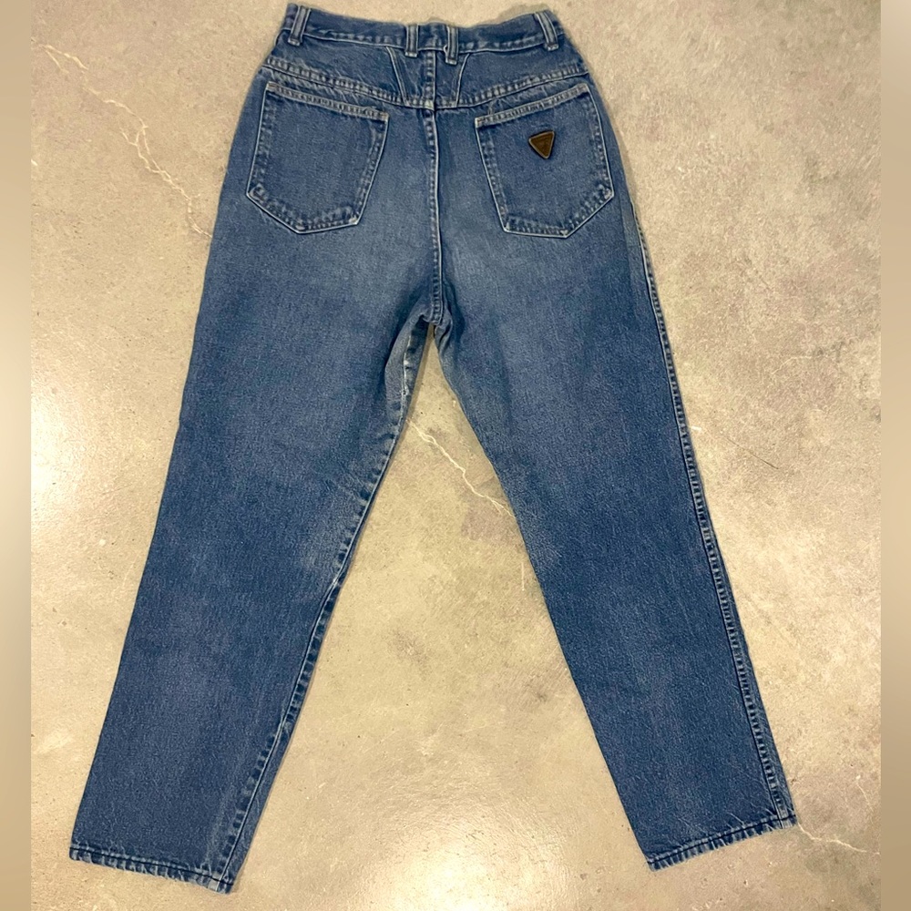 Vintage Wrangler triangle patch logo high-rise jeans size 12